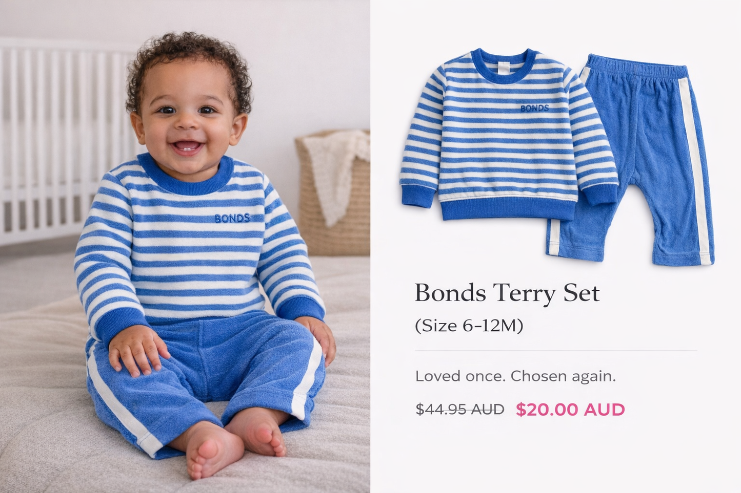Bonds Terry Set - Size 6–12M
