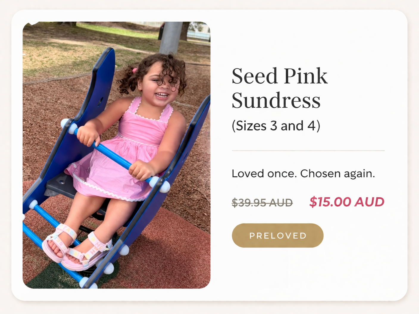 Seed Pink Sundress